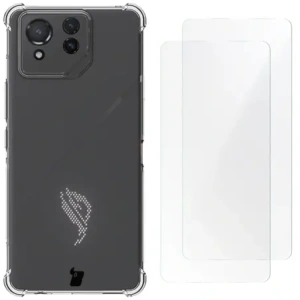 Hurtownia GSM - Bizon Case Clear Pack tok + 2x kijelzőfólia Asus ROG Phone 8 Pro átlátszó - BIZ4564 - {ean13} - Hurt