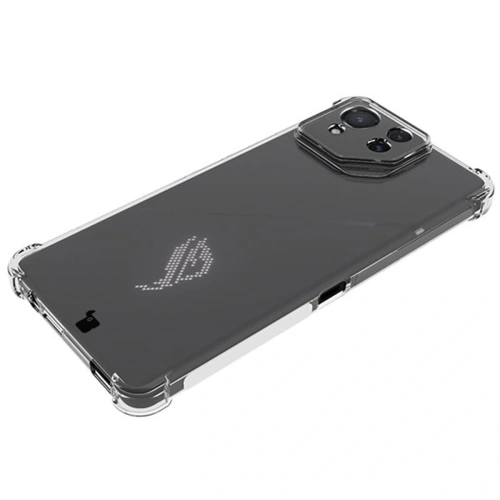 Etui + 2x folia Bizon Case Clear Pack do Asus ROG Phone 8 Pro przezroczyste