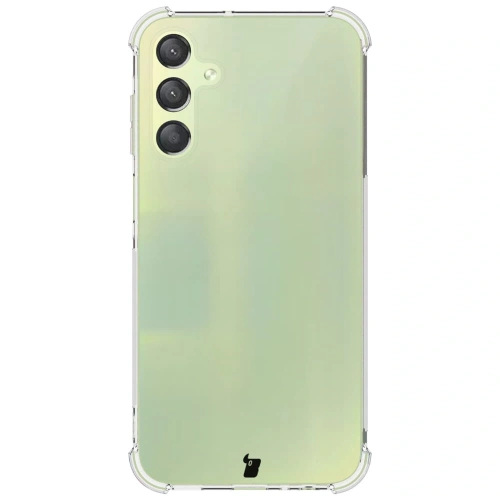 Etui + 2x szkło na ekran + obiektyw Bizon Case Clear Pack do Samsung Galaxy A15 4G/5G przezroczyste