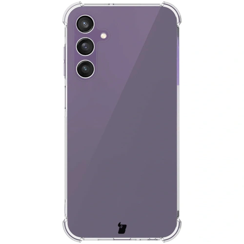 Etui + 2x szkło na ekran + obiektyw Bizon Case Clear Pack do Samsung Galaxy A25 5G przezroczyste