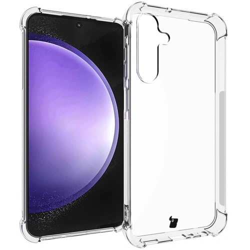 Etui + 2x szkło na ekran + obiektyw Bizon Case Clear Pack do Samsung Galaxy A25 5G przezroczyste