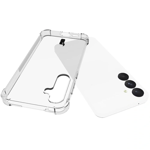 Etui + 2x szkło na ekran Bizon Case Clear Pack do Samsung Galaxy A55 5G przezroczyste