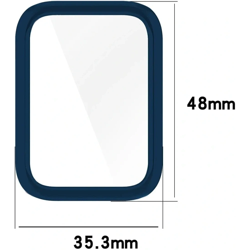 Hurtownia GSM - Etui z osłoną ekranu Bizon Case Watch Felipe do Xiaomi Smart Band 8 Pro niebieskie - BIZ4572 - {ean13} - Hurt