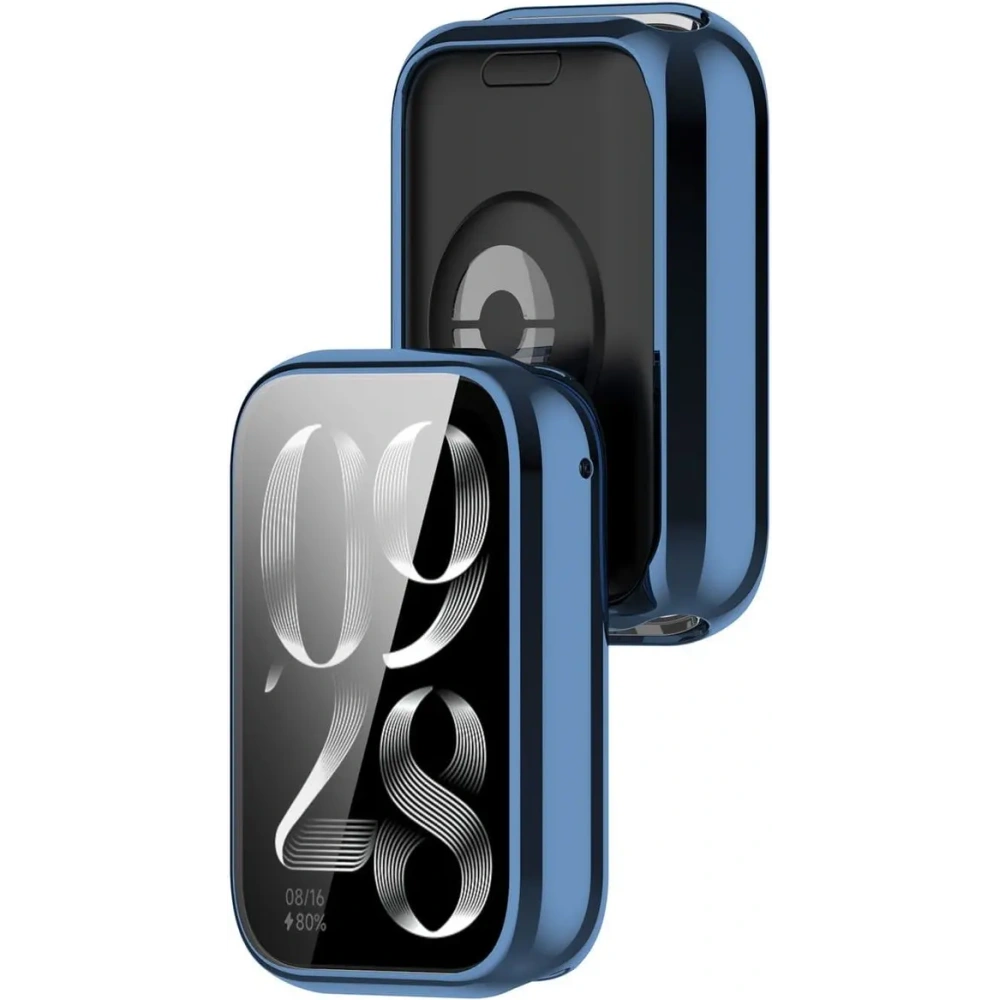 Hurtownia GSM - Etui z osłoną ekranu Bizon Case Watch Felipe do Xiaomi Smart Band 8 Pro niebieskie - BIZ4572 - {ean13} - Hurt
