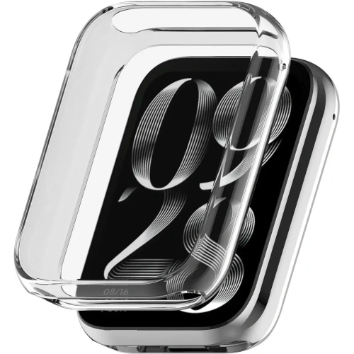 Etui z osłoną ekranu Bizon Case Watch Felipe do Xiaomi Smart Band 8 Pro przezroczyste