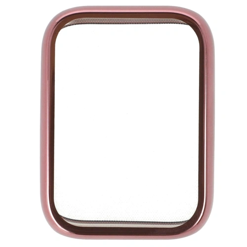 Etui z osłoną ekranu Bizon Case Watch Felipe do Xiaomi Smart Band 8 Pro różowe