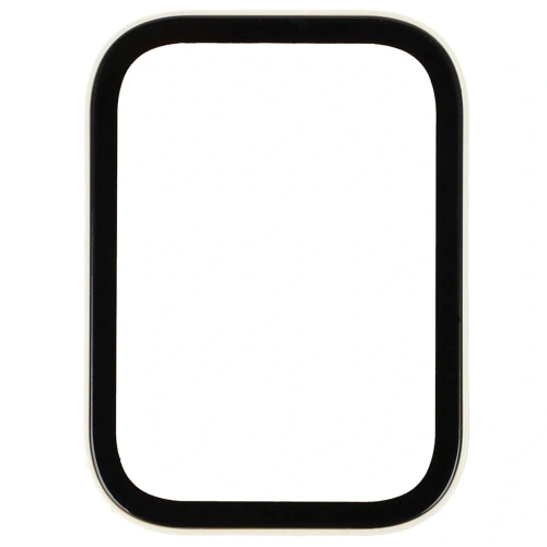 Etui Bizon Case+Glass Watch do Xiaomi Smart Band 8 Pro beżowe