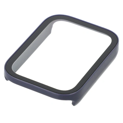 Etui Bizon Case+Glass Watch do Xiaomi Smart Band 8 Pro niebieskie