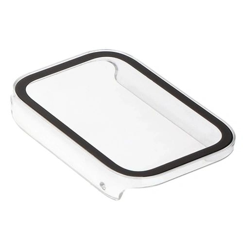 Etui Bizon Case+Glass Watch do Xiaomi Smart Band 8 Pro przezroczyste