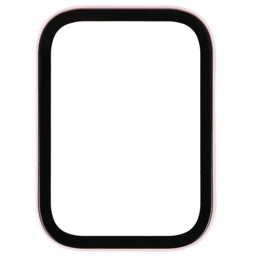 Etui Bizon Case+Glass Watch do Xiaomi Smart Band 8 Pro różowe