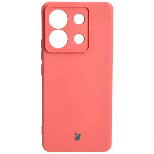 Etui Bizon Case Silicone Sq do Xiaomi Poco X6 / Xiaomi Redmi Note 13 Pro 5G brudny róż
