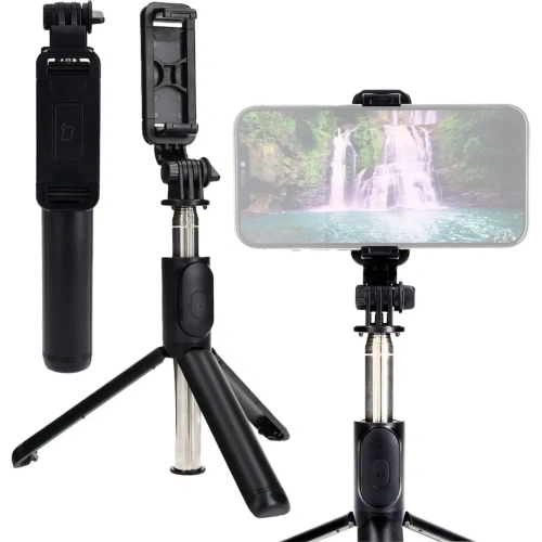 Kijek do selfie / tripod z pilotem Bizon Accessories Selfie Simple czarny