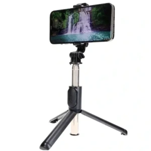Hurtownia GSM - Kijek do selfie / tripod z pilotem Bizon Accessories Selfie Simple czarny - BIZ4599 - {ean13} - Hurt