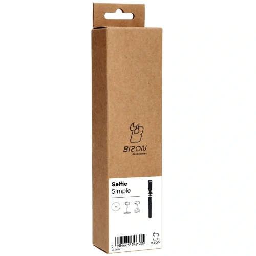 Kijek do selfie / tripod z pilotem Bizon Accessories Selfie Simple czarny