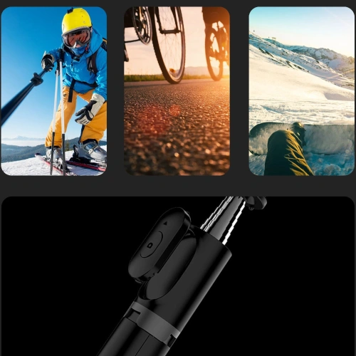 Kijek do selfie / tripod z pilotem Bizon Accessories Selfie Simple czarny