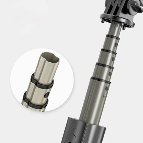 Kijek do selfie / tripod z lampą i pilotem Bizon Accessories Selfie Lamp czarny