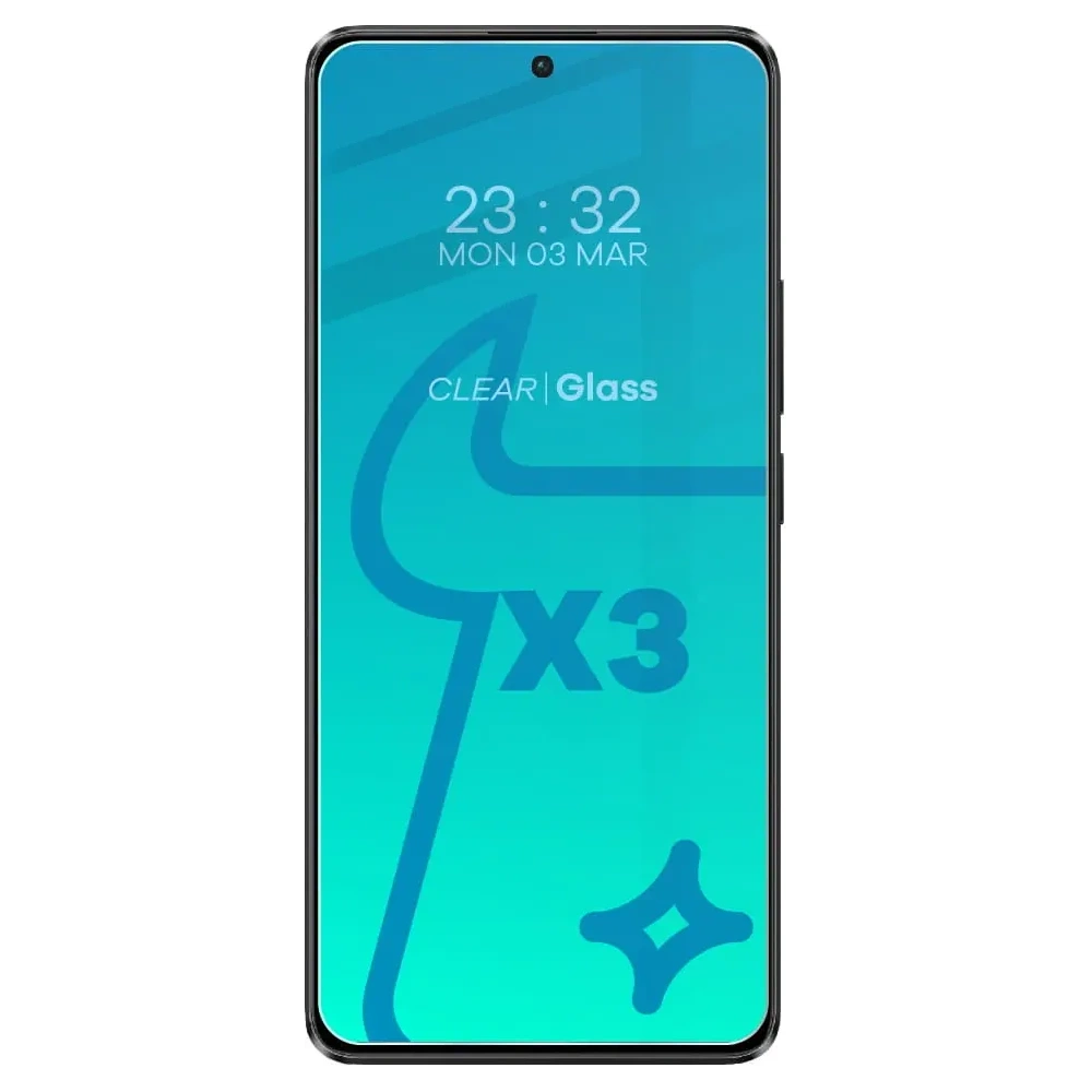 Hurtownia GSM - BIZON Clear 3x sticlă de ecran + sticlă pentru cameră Xiaomi Poco X6 / Redmi Note 13 Pro 5G - BIZ5173 - {ean13} - Hurt