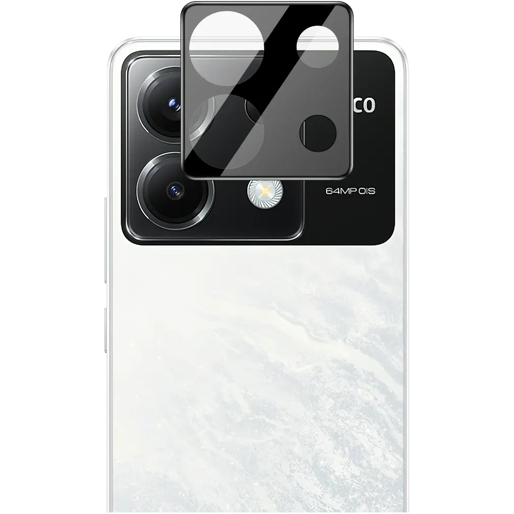 Hurtownia GSM - BIZON Edge 2x sticlă pentru ecran + sticlă pentru cameră Xiaomi Poco X6 / Redmi Note 13 Pro 5G - BIZ5174 - {ean13} - Hurt