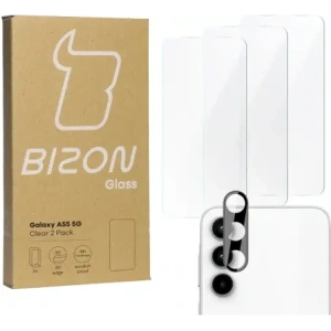 Hurtownia GSM - BIZON Clear 3x Bildschirmglas + Kameraglas Samsung Galaxy A55 5G - BIZ4604 - {ean13} - Hurt