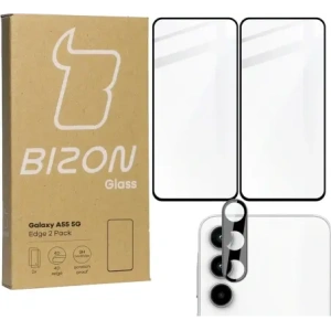 Hurtownia GSM - BIZON Edge 2x Bildschirmglas + Kameraglas Samsung Galaxy A55 5G - BIZ4605 - {ean13} - Hurt