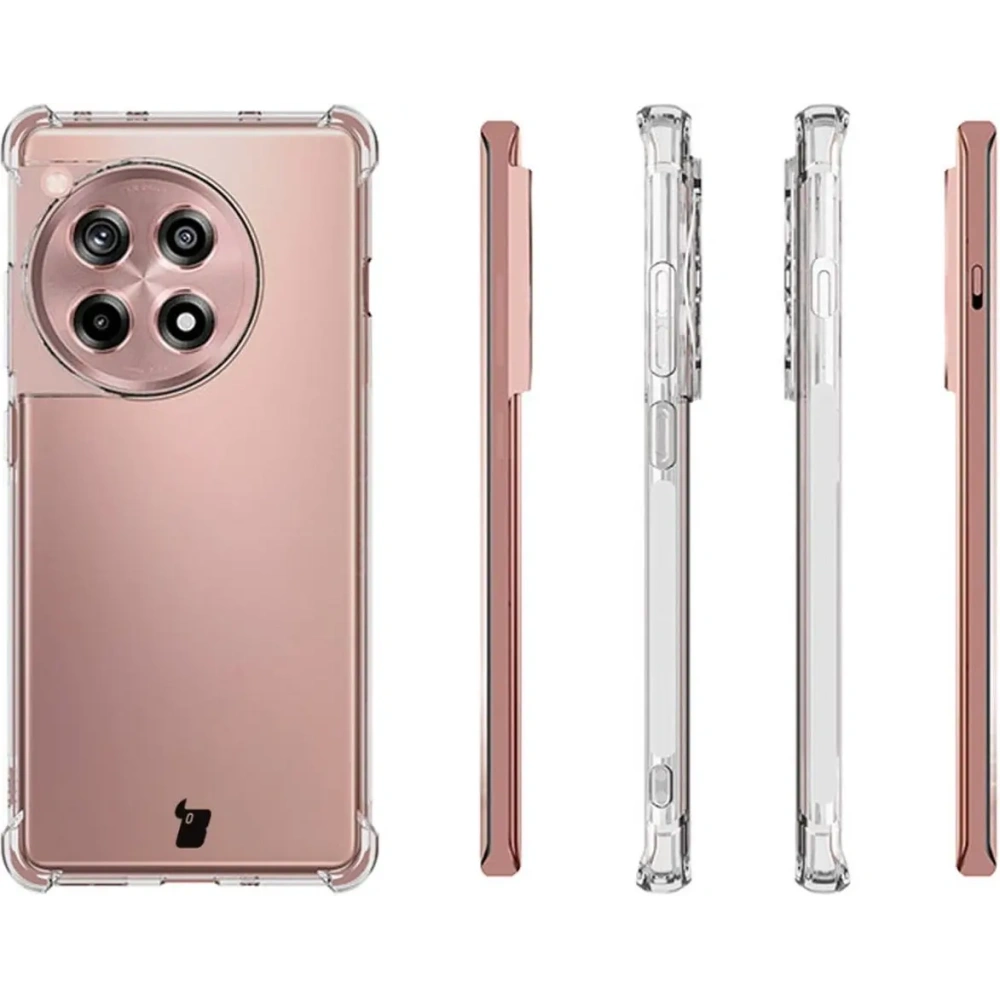Hurtownia GSM - Etui + 2x folia Bizon Case Clear Pack do OnePlus 12R przezroczyste - BIZ4606 - {ean13} - Hurt