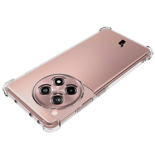 Etui + 2x folia Bizon Case Clear Pack do OnePlus 12R przezroczyste