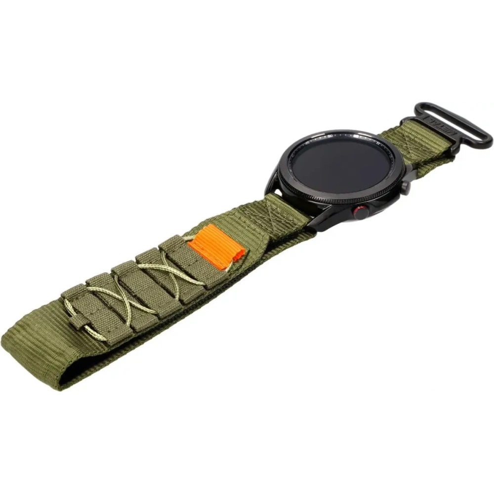 Hurtownia GSM - Sportowy pasek do zegarka Bizon Strap Watch Adventure do Samsung Galaxy Watch 22mm khaki - BIZ4614 - {ean13} - Hurt