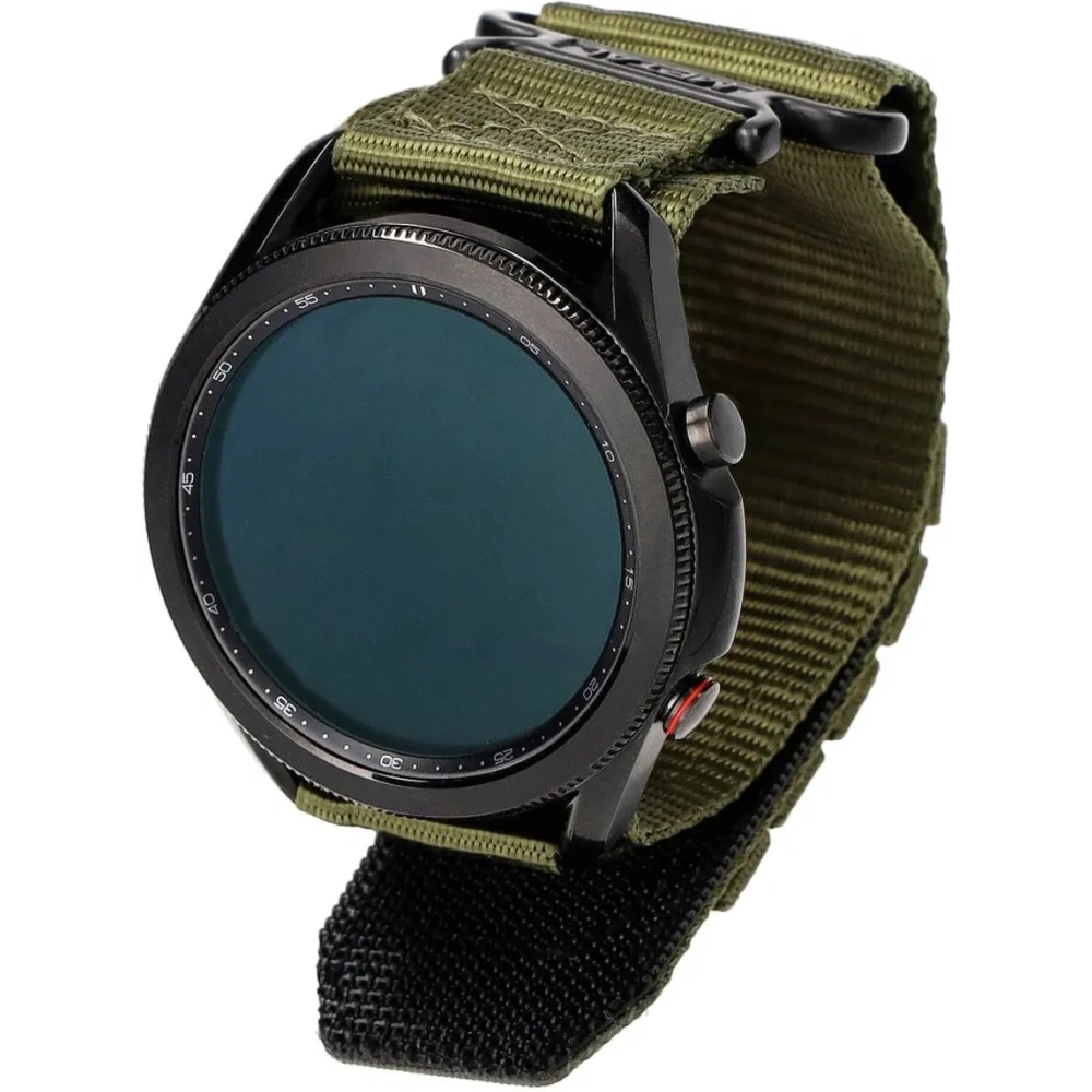 Hurtownia GSM - Sportowy pasek do zegarka Bizon Strap Watch Adventure do Samsung Galaxy Watch 22mm khaki - BIZ4614 - {ean13} - Hurt