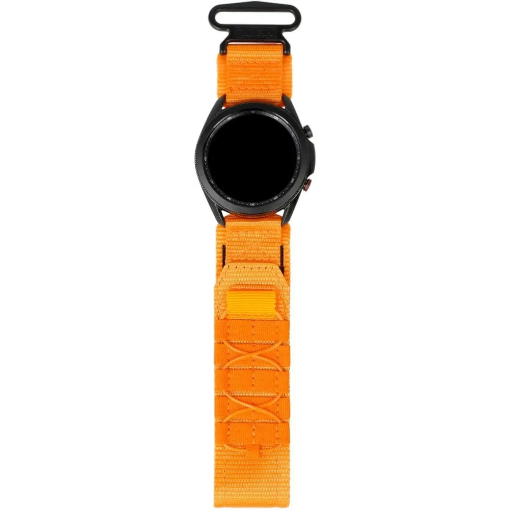 Hurtownia GSM - Sportowy pasek do zegarka Bizon Strap Watch Adventure do Samsung Galaxy Watch 22mm pomarańczowy - BIZ4615 - {ean13} - Hurt