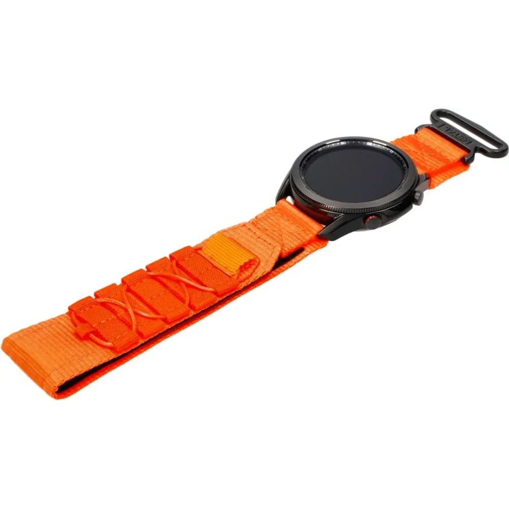 Hurtownia GSM - Sportowy pasek do zegarka Bizon Strap Watch Adventure do Samsung Galaxy Watch 22mm pomarańczowy - BIZ4615 - {ean13} - Hurt