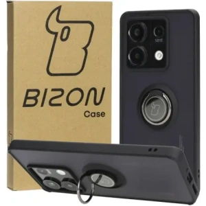 Hurtownia GSM - Bizon Case Hybrid Ring Xiaomi Redmi Note 13 5G füstös fekete kerettel - BIZ5187 - {ean13} - Hurt