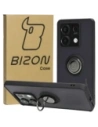 Bizon Case Hybrid Ring Xiaomi Redmi Note 13 5G rauchig mit einem schwarzen Rahmen