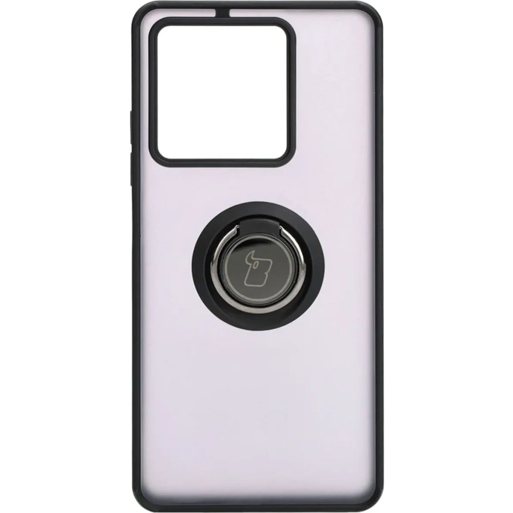 Hurtownia GSM - Etui s úchytem na prst Bizon Case Hybrid Ring pro Xiaomi Redmi Note 13 5G kouřové s černým rámem - BIZ5187 - {ean13} - Hurt