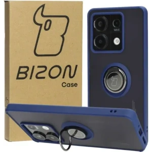 Wholesale Bizon Case Hybrid Ring Xiaomi Redmi Note 13 5G smoky with a navy blue frame - BIZ4617 - {ean13} - Hurt
