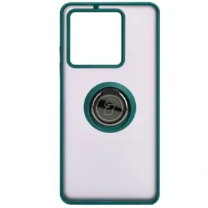 Hurtownia GSM - Bizon Case Hybrid Ring Xiaomi Redmi Note 13 5G füstös sötétzöld kerettel - BIZ4618 - {ean13} - Hurt