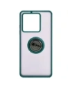 Wholesale Bizon Case Hybrid Ring Xiaomi Redmi Note 13 5G smoky with a dark green frame - BIZ4618 - {ean13} - Hurt