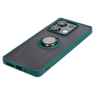 Hurtownia GSM - Bizon Case Hybrid Ring Xiaomi Redmi Note 13 5G füstös sötétzöld kerettel - BIZ4618 - {ean13} - Hurt