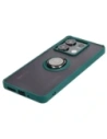 Hurtownia GSM - Bizon Case Hybrid Ring Xiaomi Redmi Note 13 5G smoky cu un cadru verde închis - BIZ4618 - {ean13} - Hurt