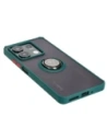 Hurtownia GSM - Bizon Case Hybrid Ring Xiaomi Redmi Note 13 5G smoky cu un cadru verde închis - BIZ4618 - {ean13} - Hurt