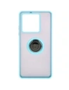 Hurtownia GSM - Bizon Case Hybrid Ring Xiaomi Redmi Note 13 5G rauchig mit einem hellblauen Rahmen - BIZ4620 - {ean13} - Hurt