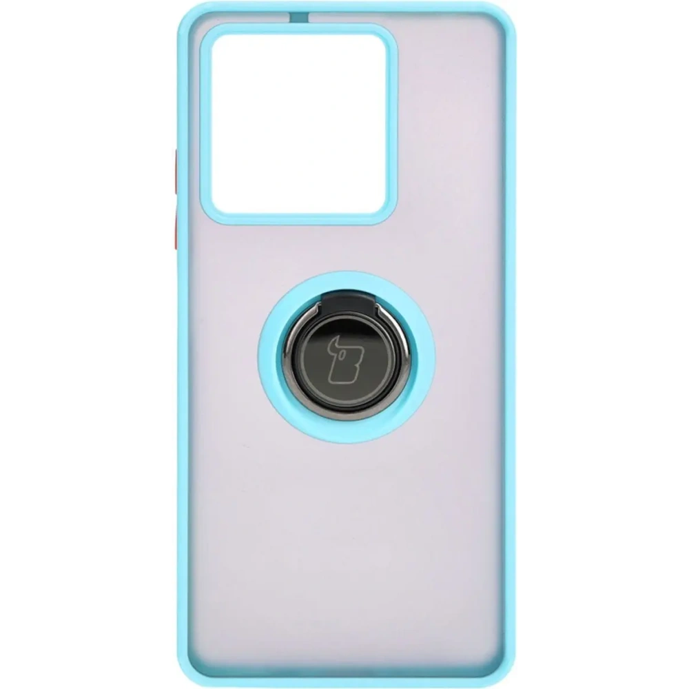 Hurtownia GSM - Bizon Case Hybrid Ring Xiaomi Redmi Note 13 5G rauchig mit einem hellblauen Rahmen - BIZ4620 - {ean13} - Hurt