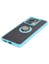 Hurtownia GSM - Bizon Case Hybrid Ring Xiaomi Redmi Note 13 5G rauchig mit einem hellblauen Rahmen - BIZ4620 - {ean13} - Hurt