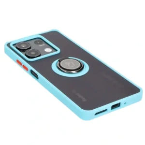 Wholesale Bizon Case Hybrid Ring Xiaomi Redmi Note 13 5G smoky with a light blue frame - BIZ4620 - {ean13} - Hurt