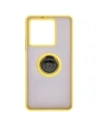 Hurtownia GSM - Etui z uchwytem na palec Bizon Case Hybrid Ring do Xiaomi Redmi Note 13 5G przydymione z żółtą ramką - BIZ5192 - {ean13} - Hurt