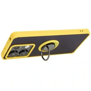 Wholesale Bizon Case Hybrid Ring Xiaomi Redmi Note 13 5G smoky with a yellow frame - BIZ5192 - {ean13} - Hurt