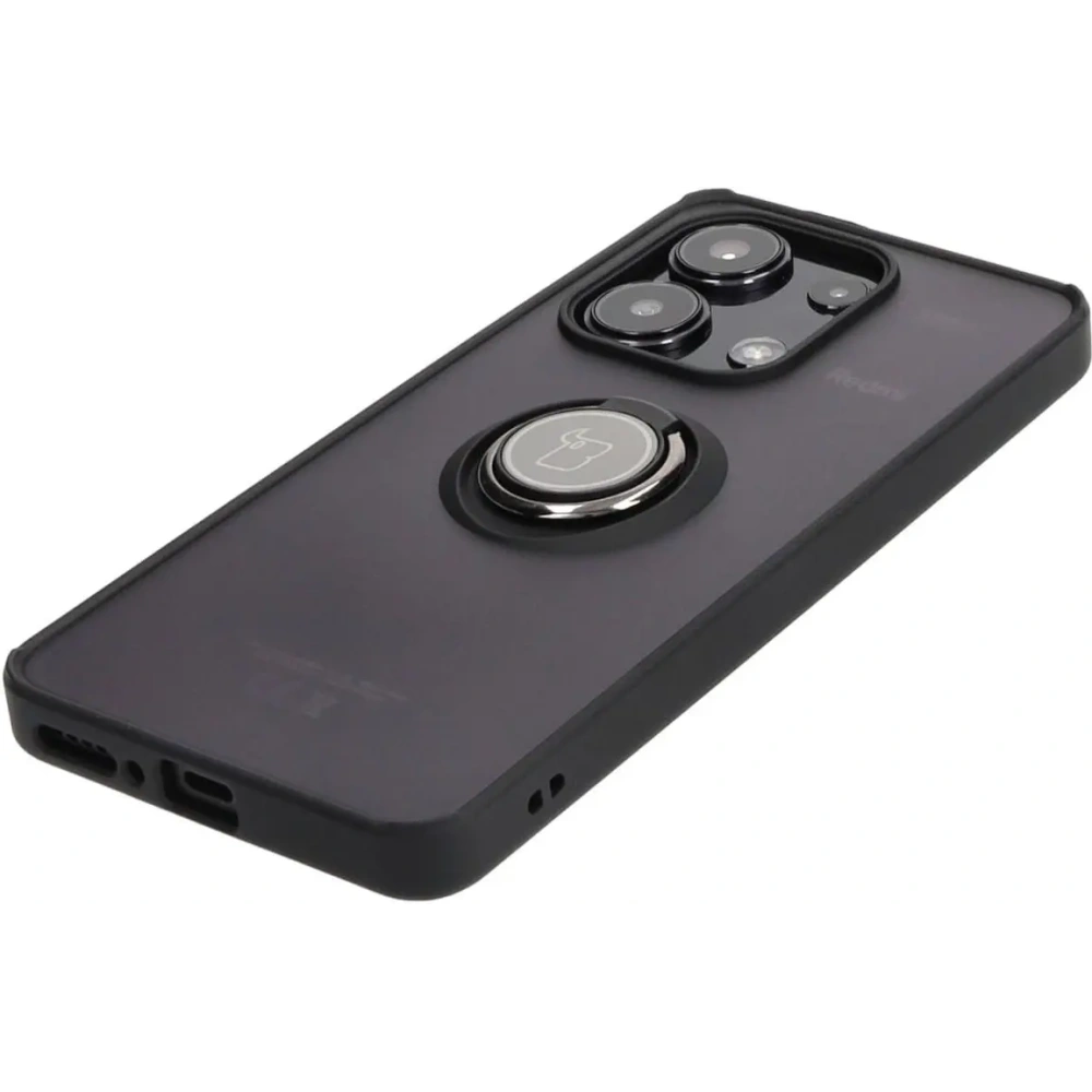 Hurtownia GSM - Bizon Case Hybrid Gyűrű Xiaomi Redmi Note 13 4G füstös fekete kerettel - BIZ4622 - {ean13} - Hurt