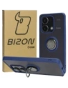 Hurtownia GSM - Bizon Case Hybrid Ring Xiaomi Redmi Note 13 4G füstös, tengerészkék kerettel - BIZ4623 - {ean13} - Hurt