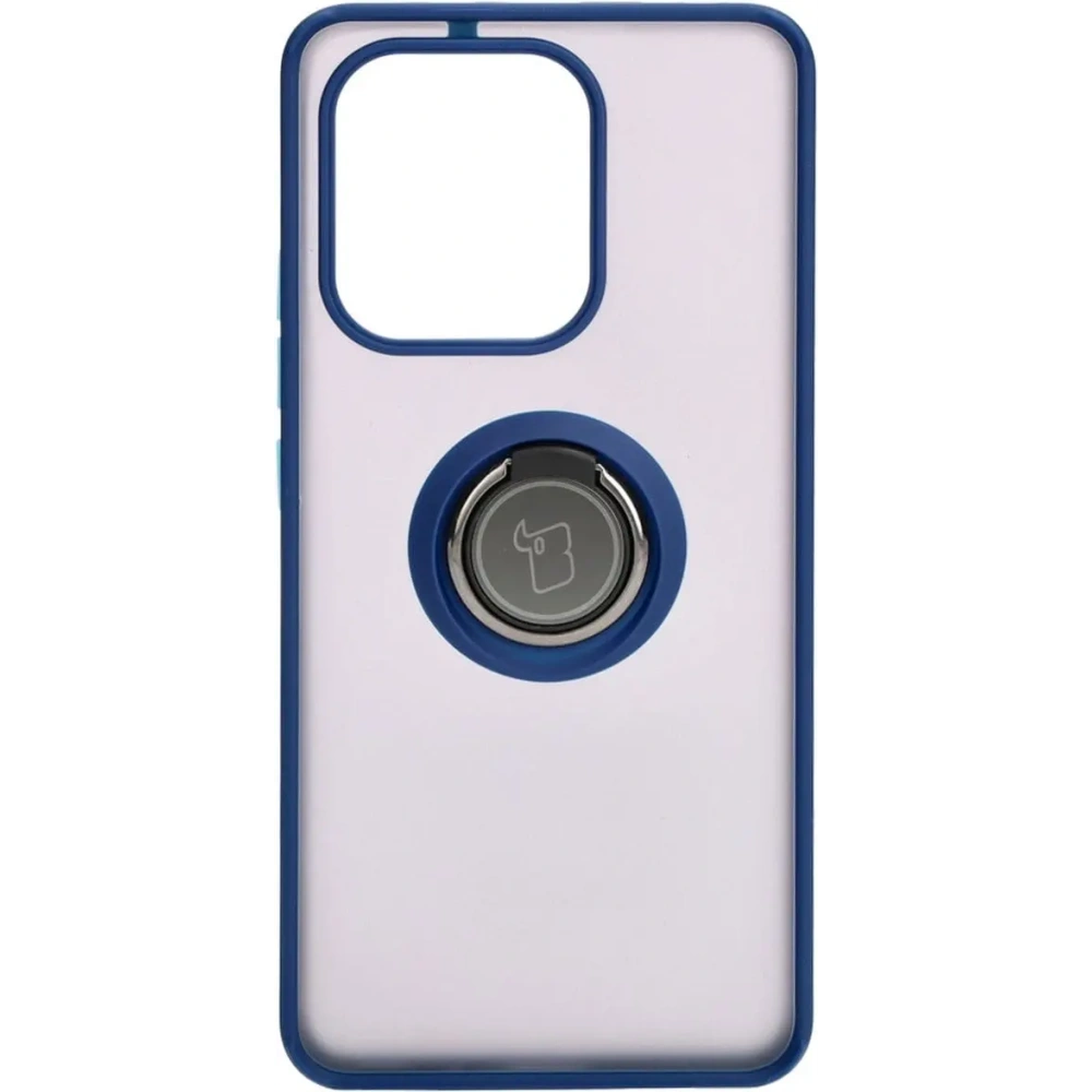 Hurtownia GSM - Bizon Case Hybrid Ring Xiaomi Redmi Note 13 4G füstös, tengerészkék kerettel - BIZ4623 - {ean13} - Hurt