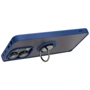 Wholesale Bizon Case Hybrid Ring Xiaomi Redmi Note 13 4G smoky with a navy blue frame - BIZ4623 - {ean13} - Hurt