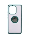 Wholesale Bizon Case Hybrid Ring Xiaomi Redmi Note 13 4G smoky with a dark green frame - BIZ5195 - {ean13} - Hurt